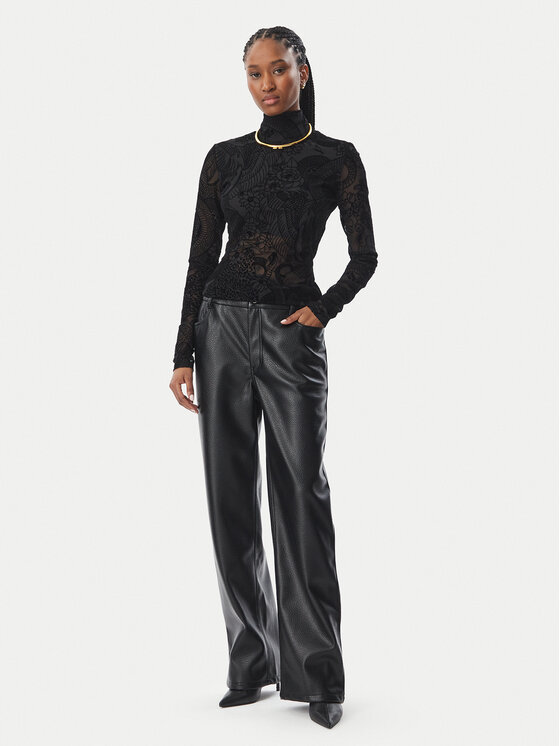 Just Cavalli Just Cavalli Halenka 81PAH617 JS569 Černá Slim Fit