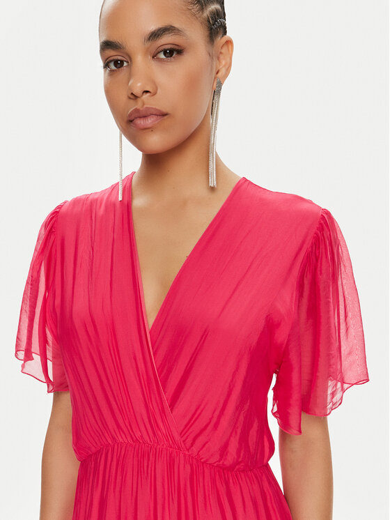 Haveone Haveone Rochie de vară AFF-L013 Roz Regular Fit