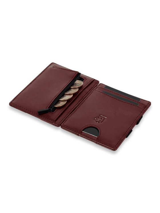 James Hawk James Hawk Mały Portfel Męski Męski skórzany portfel slim z RFID Brązowy