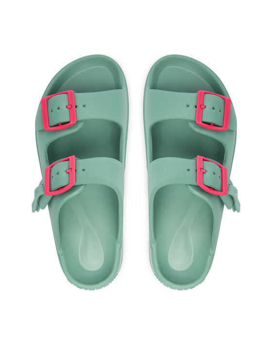 D.Franklin D.Franklin Klapki Vibe Foam 2 DFSH413005 Niebieski