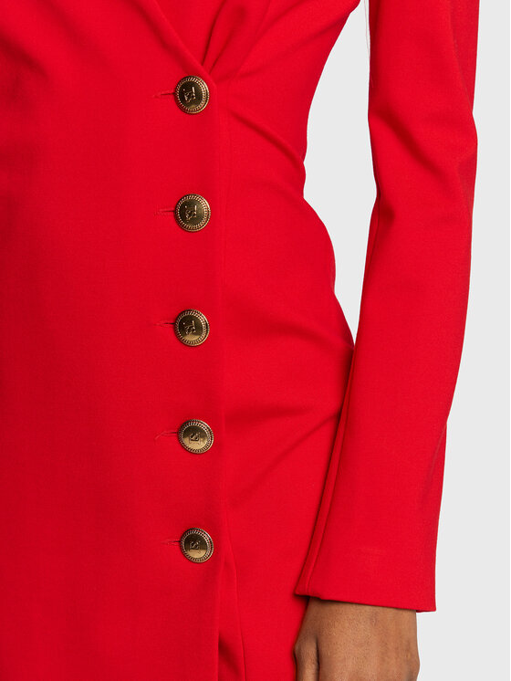 Luisa Spagnoli Luisa Spagnoli Ikdienas kleita Grady 539282 Sarkans Regular Fit