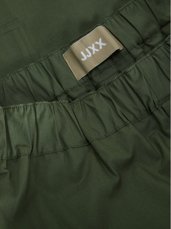 JJXX JJXX Hlače Yoko 12224655 Zelena Cargo Fit
