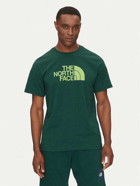 The North Face The North Face T-shirt Easy NF0A8A6C Zelena Regular Fit