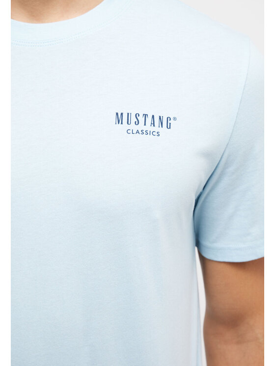 Mustang Mustang T-Shirt AUSTIN Biały Regular Fit