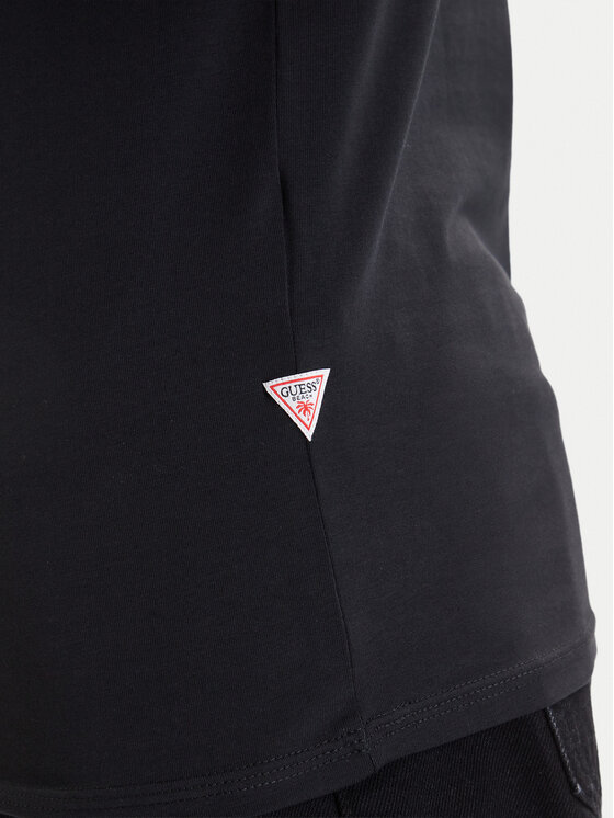 Guess Guess T-Shirt F6GI01 J1314 Schwarz Slim Fit