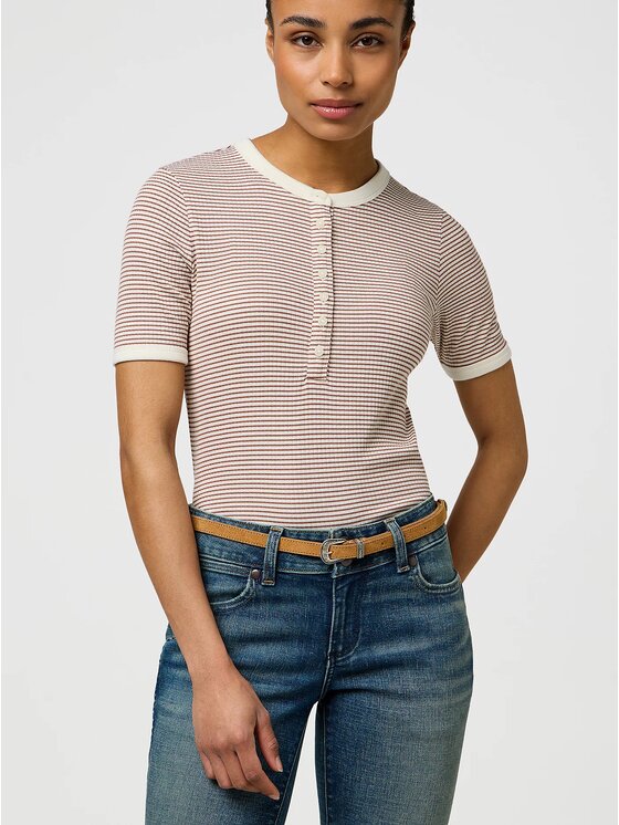 Wrangler Wrangler Pasek THIN WESTERN BELT Brązowy