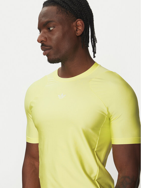 adidas adidas Tricou Fashion Cut Line JD1286 Galben Slim Fit