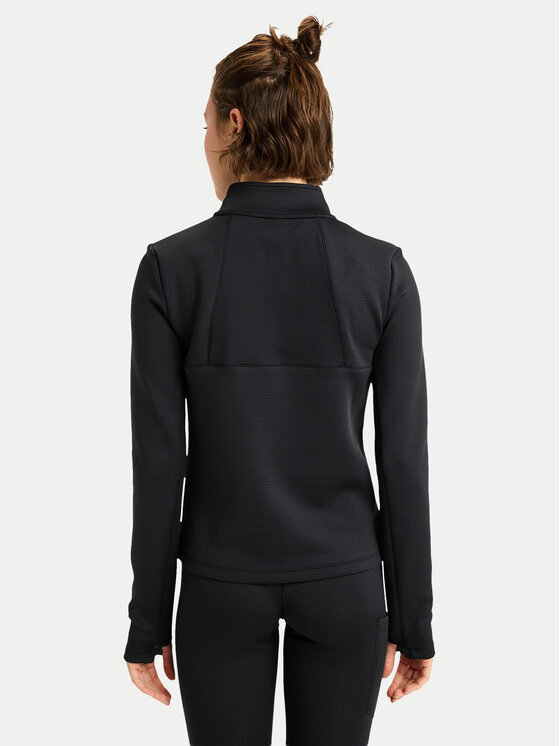 Roxy Roxy Технічна футболка Waves Of Warmth Tech Top ERJFT05033 Чорний Regular Fit