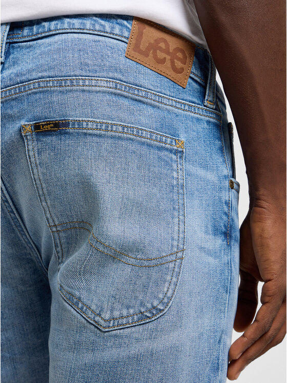 Lee Lee Jeansy LUKE Niebieski Slim Fit