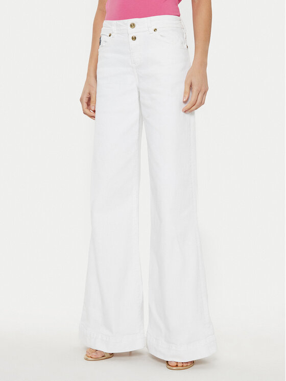 Versace Jeans Couture Versace Jeans Couture Farmer 78HAB561 Fehér Wide Leg