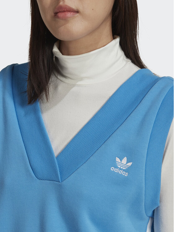 adidas Vestito da giorno Adicolor Classics Vest Dress HM2136 Blu Loose Fit Modivo