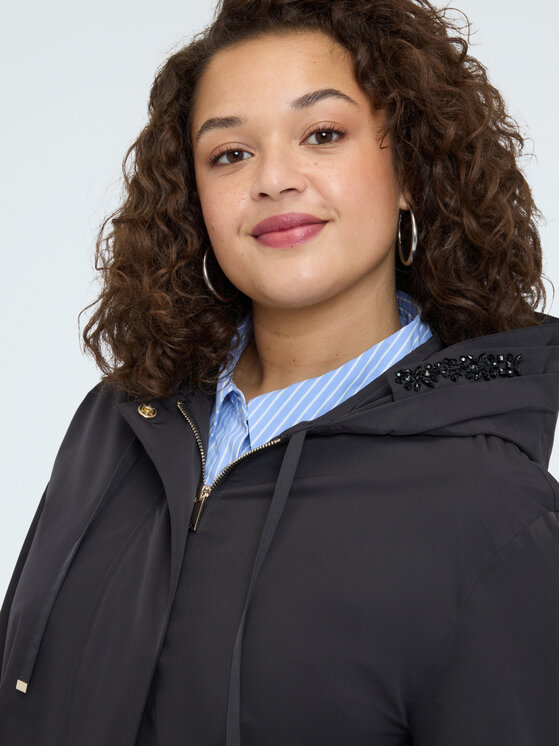 Fiorella Rubino Fiorella Rubino Cappotto invernale F054T001485N033 Nero A-Line Fit