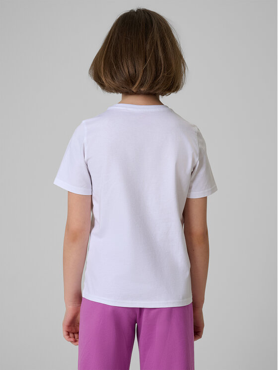 4F 4F T-Shirt JELLIFICATION Biały Regular Fit