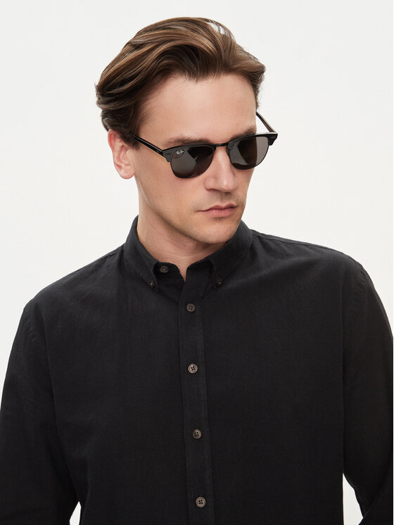 Ray-Ban Ray-Ban Slnečné okuliare Clubmaster 0RB3016 1305B1 Čierna