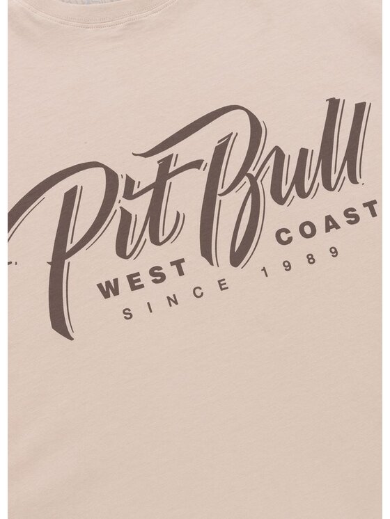PITBULL PITBULL T-Shirt AUTOMATIC Beżowy Regular Fit