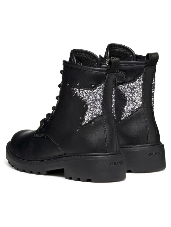 Geox Geox Botine J Casey J9420G 03WEW C9B1G S Negru