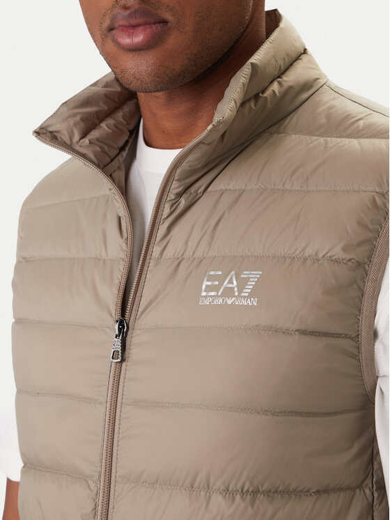 EA7 Emporio Armani EA7 Emporio Armani Vestă elegantă 8NPQ06 PNGPZ U6167 Bej Regular Fit