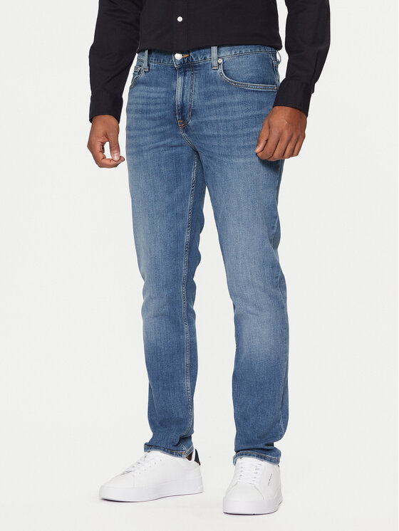 Tommy Hilfiger Tommy Hilfiger Jeansy Denton MW0MW39033 Modrá Straight Fit