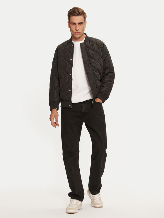 Richmond X Richmond X Μπόμπερ μπουφάν Rendina UMA24114PI Μαύρο Regular Fit