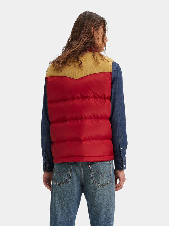 Levi's® Levi's® Ujjatlan Western Super Puffer A5634-0003 Piros Regular Fit