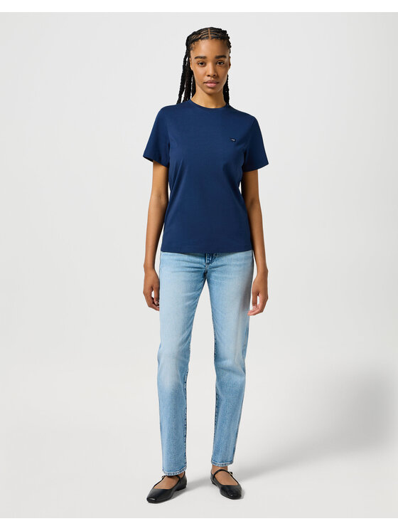 Wrangler Wrangler T-Shirt 112356454 Niebieski Regular Fit