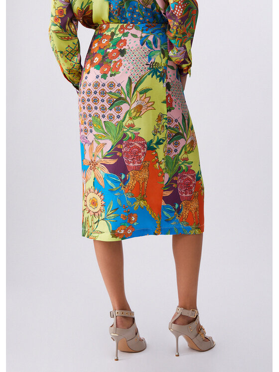 Liu Jo Liu Jo Spódnica mini WA6483T471AP9363 Fioletowy Regular Fit