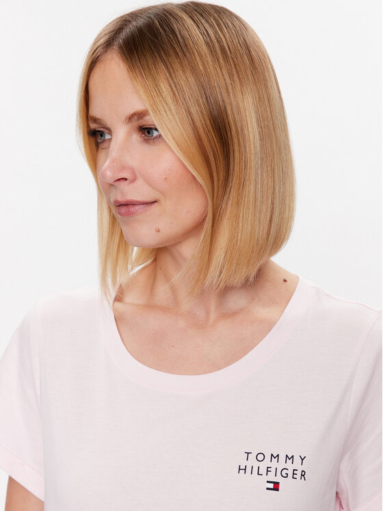 Tommy Hilfiger Tommy Hilfiger Marškinėliai UW0UW04525 Rožinė Regular Fit