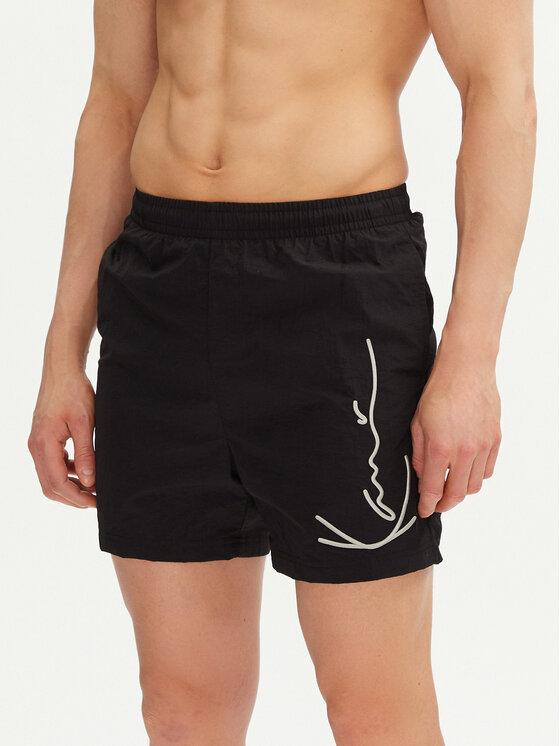 Karl Kani Karl Kani Badeshorts KK Signature Board 6055415 Schwarz Regular Fit