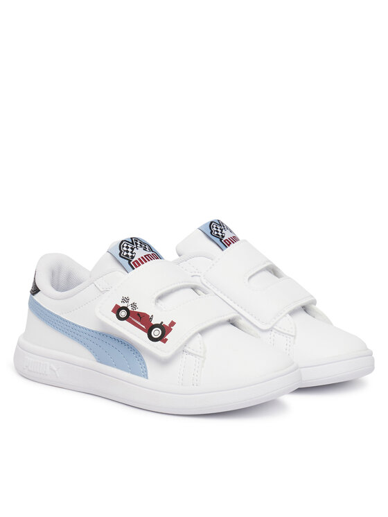 Puma Puma Сникърси Puma Smash 3.0 Racing Crew V 408385 01 Бял