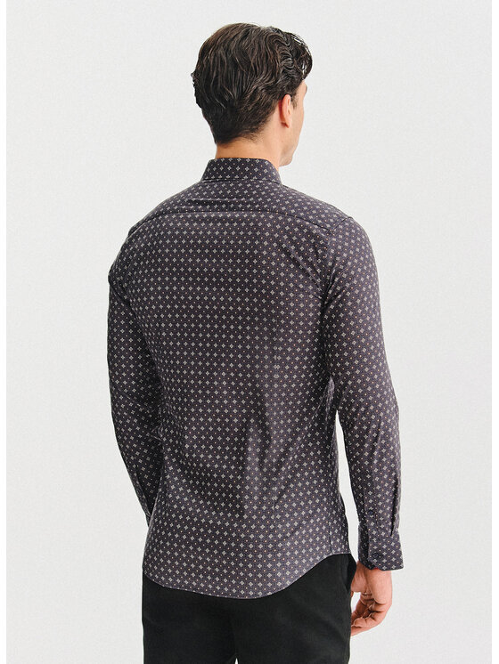 Pako Lorente Pako Lorente Koszula P25WF-1X-027 Brązowy Slim Fit