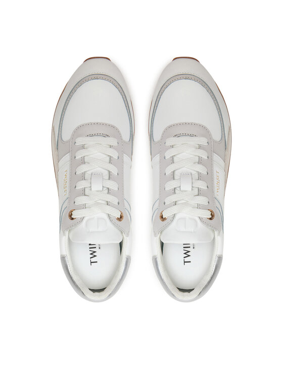 TWINSET TWINSET Sneakersy 242TCP026 Biały