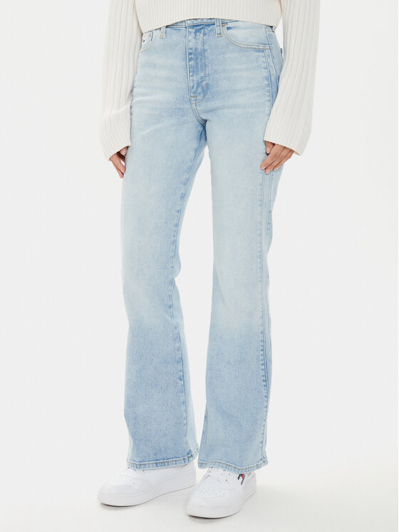 Tommy Jeans Tommy Jeans Džinsi Sylvia DW0DW19285 Zils Flare Fit