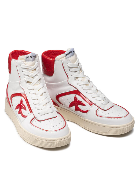 PINKO Pinko Sneakersy Harlow Basket High AI 21-22 BLKS1 1H20YR Y7L9 Bílá