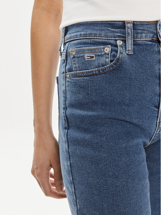 Tommy Jeans Tommy Jeans Blugi Sylvia DW0DW17631 Albastru Flare Fit