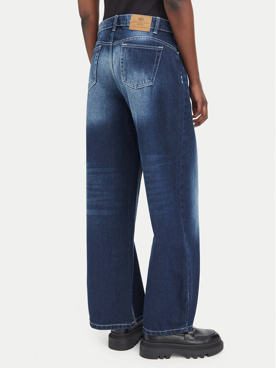 Juicy Couture Juicy Couture Blugi JCDJE225952 Albastru Wide Leg