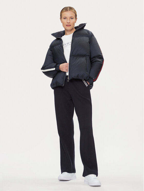 Tommy Hilfiger Tommy Hilfiger Spodnie dresowe UW0UW04946 Granatowy Relaxed Fit