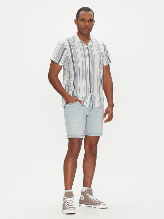INDICODE INDICODE Košile INLindos 20-531 Bílá Regular Fit