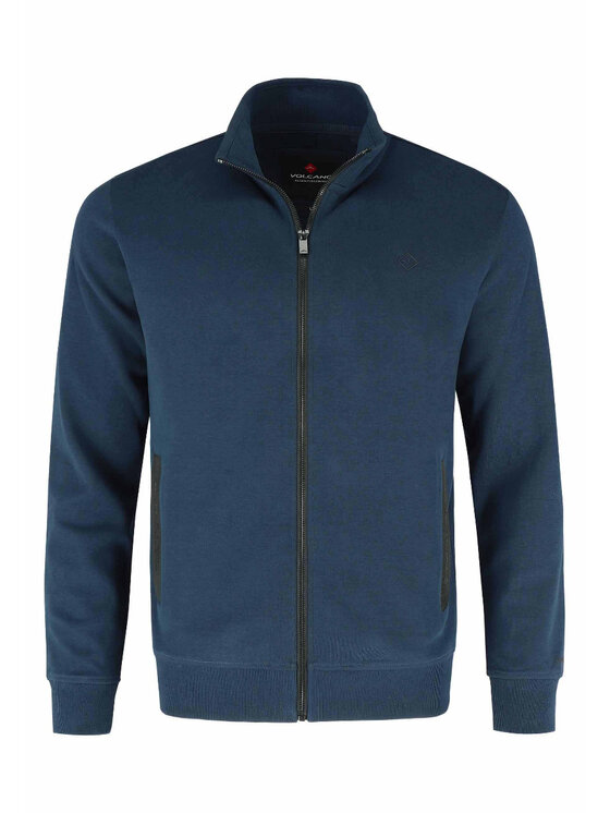 Volcano Volcano Bluza B-ROLDI Niebieski Regular Fit