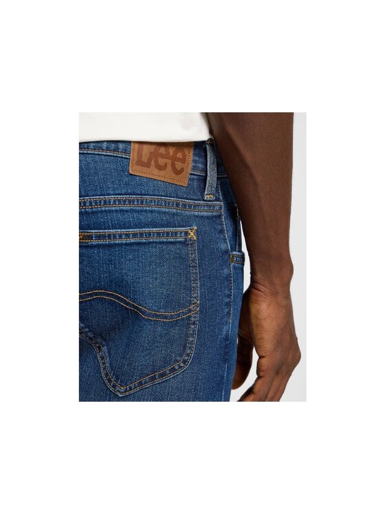 Lee Lee Jeansy RIDER Niebieski Slim Fit