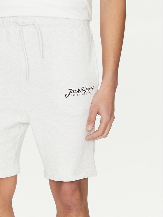 Jack&Jones Jack&Jones Набір футболка і спортивні шорти Beau 12277466 Білий Relaxed Fit