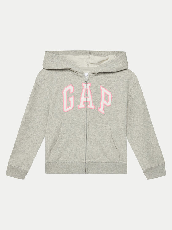 Gap Mikina 746744-00 Sivá Regular Fit