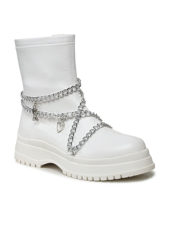 DeeZee DeeZee Īsie zābaki WS5271-01 Balts