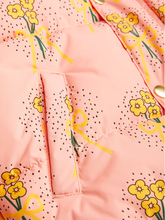 MINI RODINI Mini Rodini Пухено яке Winter Flowers Aop 2471011328 Розов Regular Fit