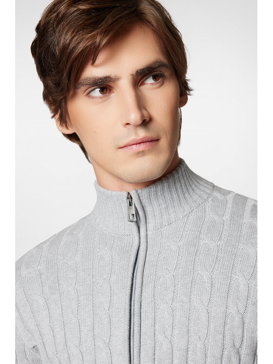 Próchnik Próchnik Kardigan PM9 SW073224000036 Szary Regular Fit
