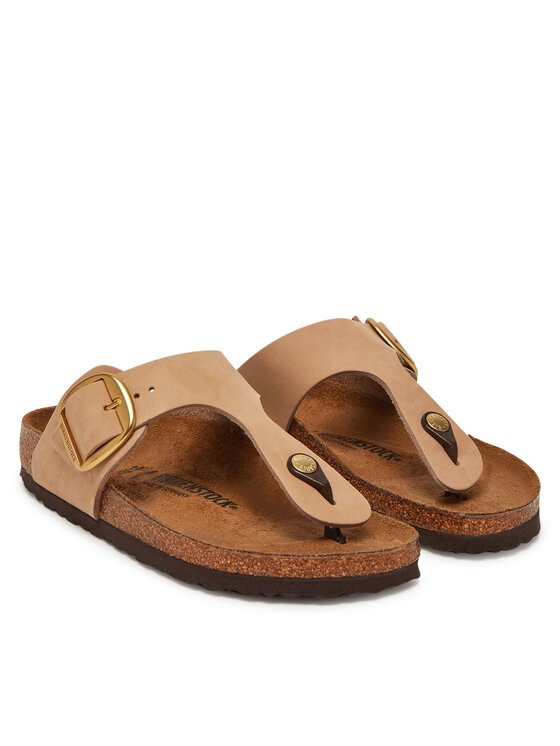 Birkenstock Birkenstock Šlepetės per pirštą Gizeh Big Buckle LENB 1024007 Rožinė