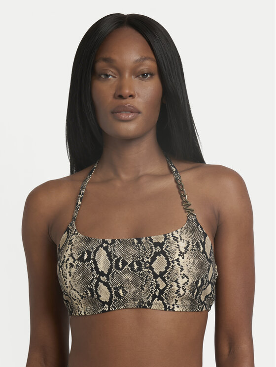 MICHAEL Michael Kors MICHAEL Michael Kors Gornji del bikini MM05923 Črna