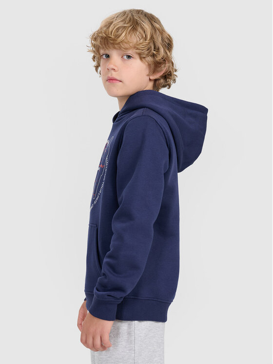 4F 4F Bluza URBAN COMMUTER Granatowy Regular Fit