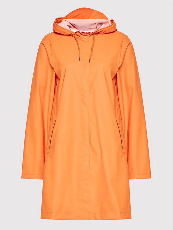 Rains Rains Neperšlampanti striukė 18340 Oranžinė Relaxed Fit
