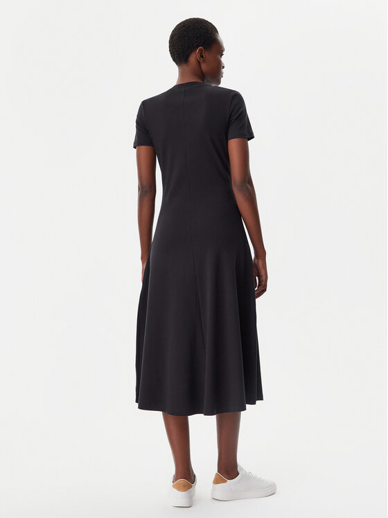 Tommy Hilfiger Tommy Hilfiger Ежедневна рокля WW0WW44547 Черен Regular Fit