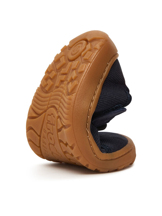 Froddo Froddo Kapcie Barefoot Canvas T-Bar G1700439 S Granatowy